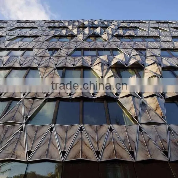 Factory Price Construction Glass Curtain Walls For Commercial Buildings