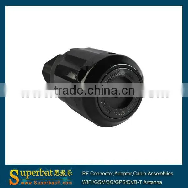 Audio IEC plug, connector (Black) IEC connector