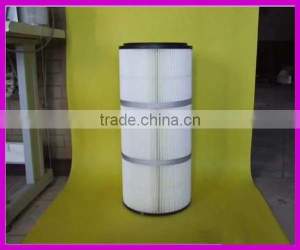 Cutting machine dust removal coating filter cartridge