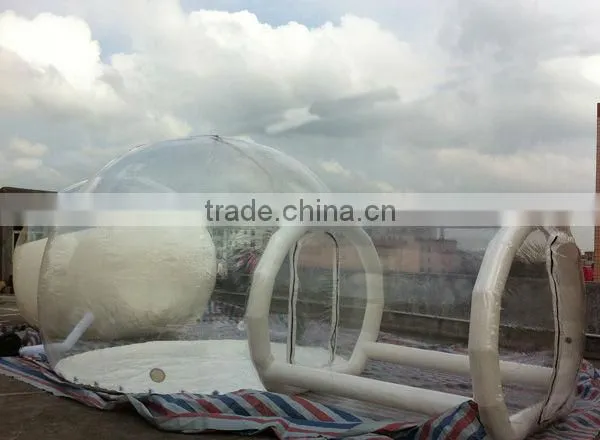 Hot sale inflatable bubble house lawn tent
