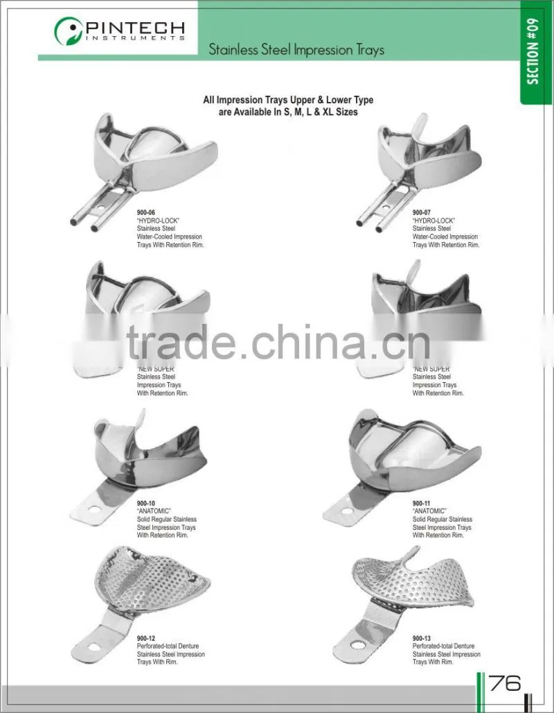 Impression Trays Perforated