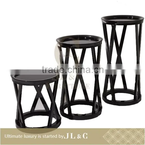 JT16-63 nest table with solid wood in living room from JL&C luxury furniture lastest designs 2014 (China supplier)