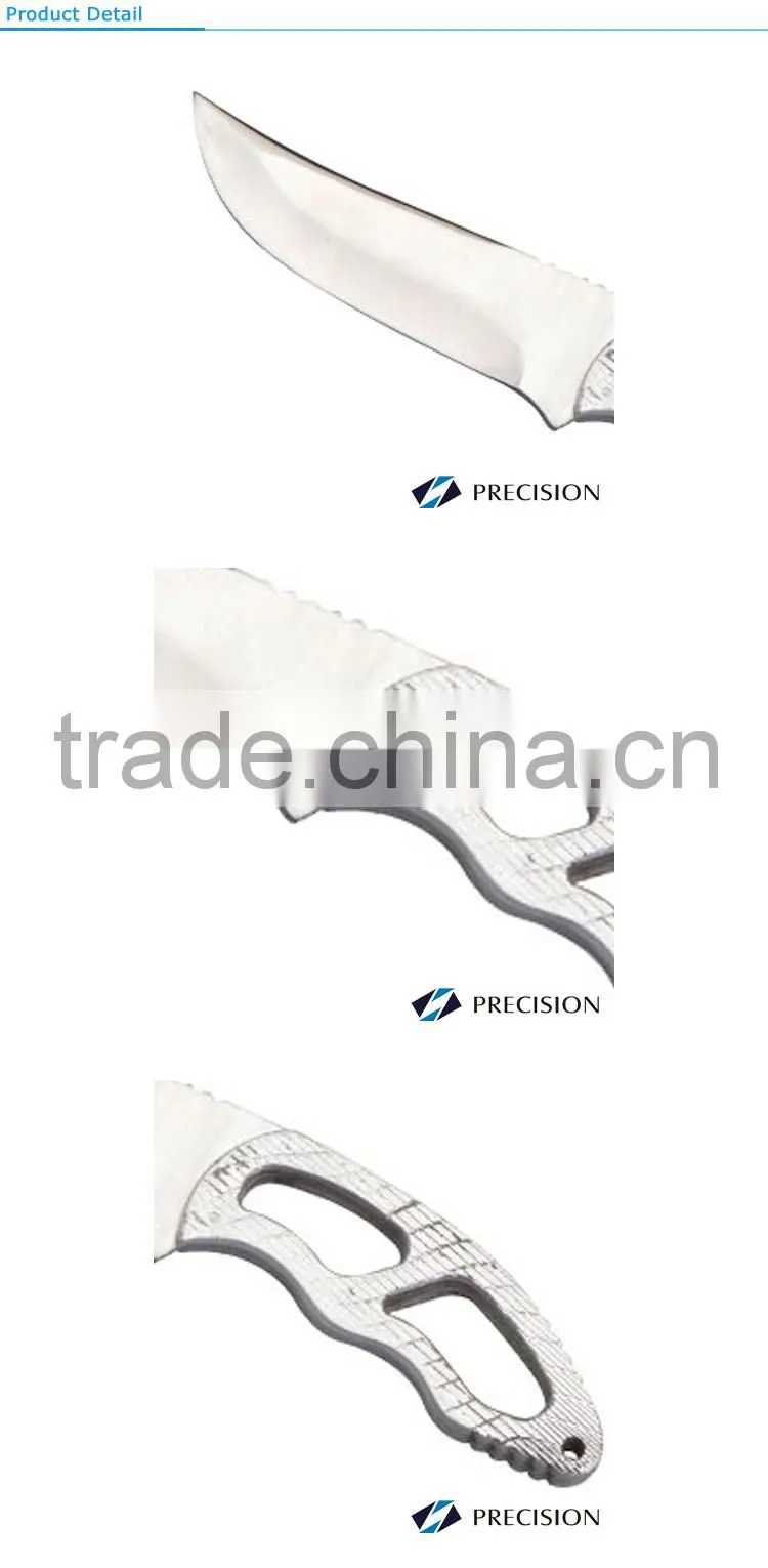 Fixed Blade Hunting Knife With Aluminum Handle
