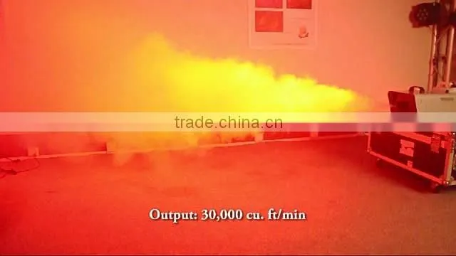 Stage DJ Fogger Machine/3000 Watt Heater/Time and Ration Control/Wired Remote