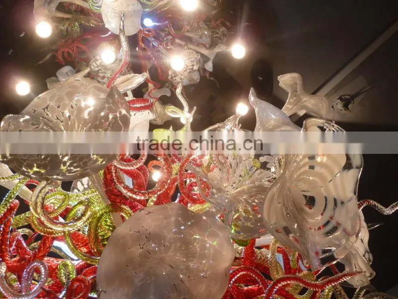 blown art glass chandelier xo--20141007 Hand-blown glass Chandelier morden chandelier