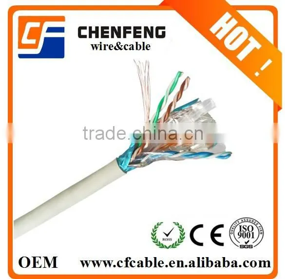 Network Cable/Ethernet Cable/LAN Cable SFTP CAT6/UTP,FTP,SFTP,CAT5e,CAT6(PVC,PE,LSOH Jacket