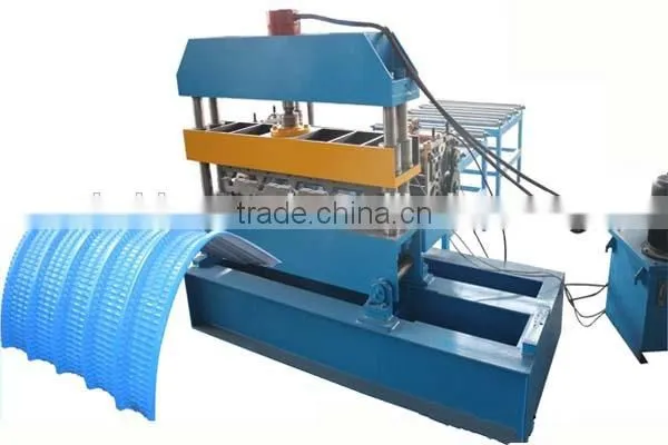 Arch Roof Roll Forming Machine / Roof Panel Curving Machine / Steel Arch Sheet Bneding Crimping machine