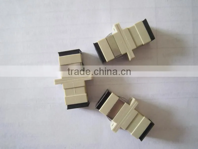 Optical components fibre optic flange adapters singlemode sc fiber optic couplers