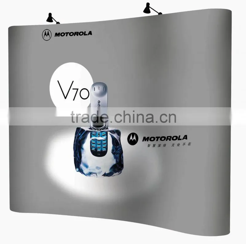 3*3 3*4 curved or straight aluminum pop up expo stand for trade show