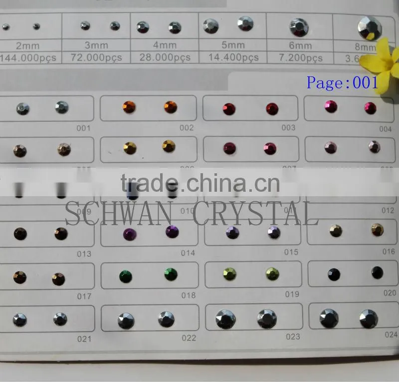 hotfix rhinestud for aluminum 4mm
