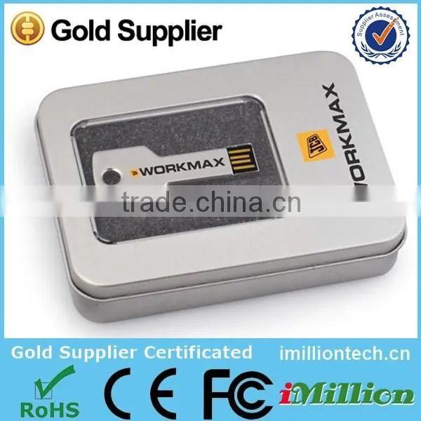 Hot Sale Free Sample 8gb gold key usb stick for Promotional Gift
