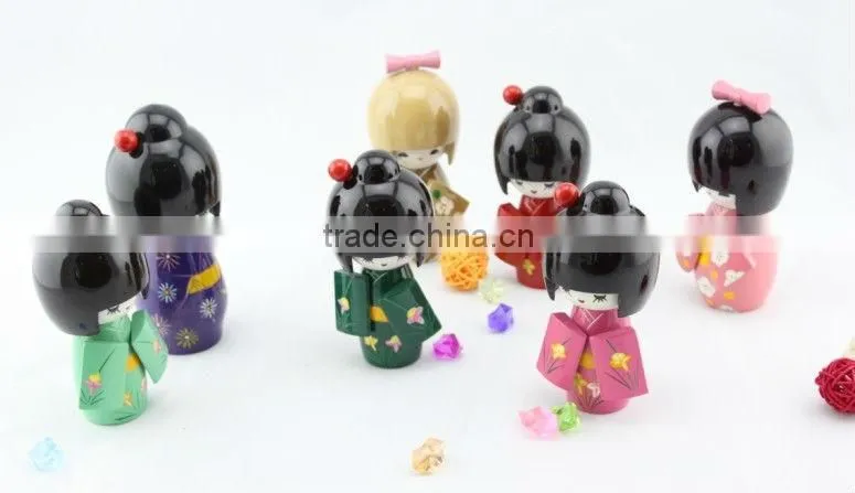 wooden dolls, wooden craft dolls, japanese doll