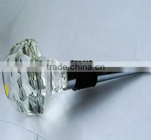 Fashion Laser engraving crystal wine stopper