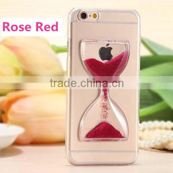 Fantastic Hourglass Design Colorful Clear PC Case for IPhone 6 /6s /6 plus