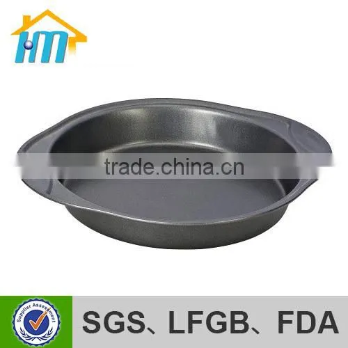 carbon steel round roasting pan