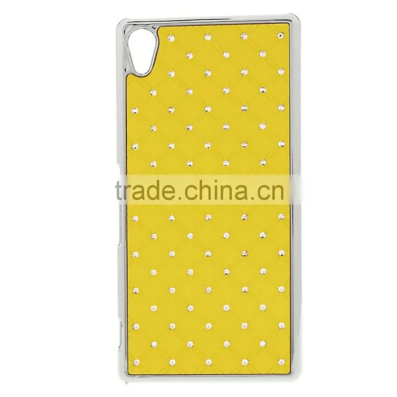 for sony diamond pc case, for sony z4 plastic hard case
