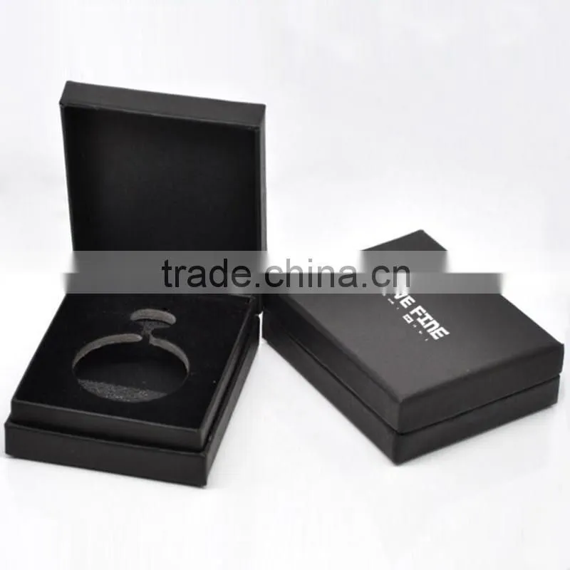 Cheap Customized Black Cardboard Packaging Watch Box