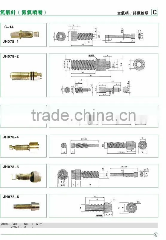 nitrogen gas nozzle