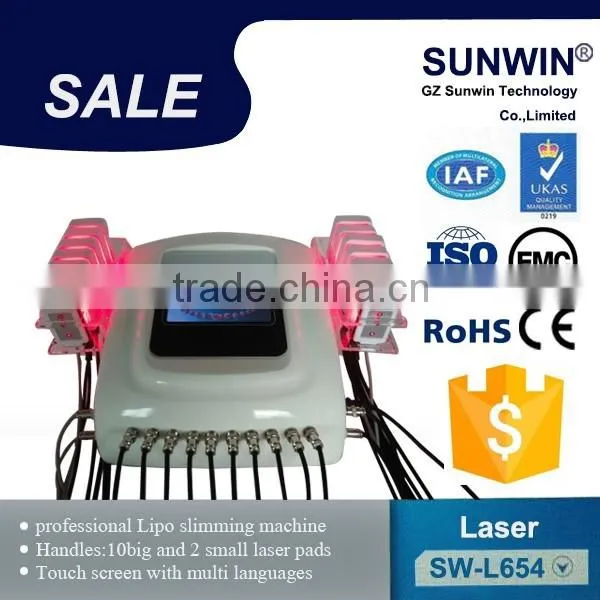 Profession 14 pads laser weight loss health laser slimming machine