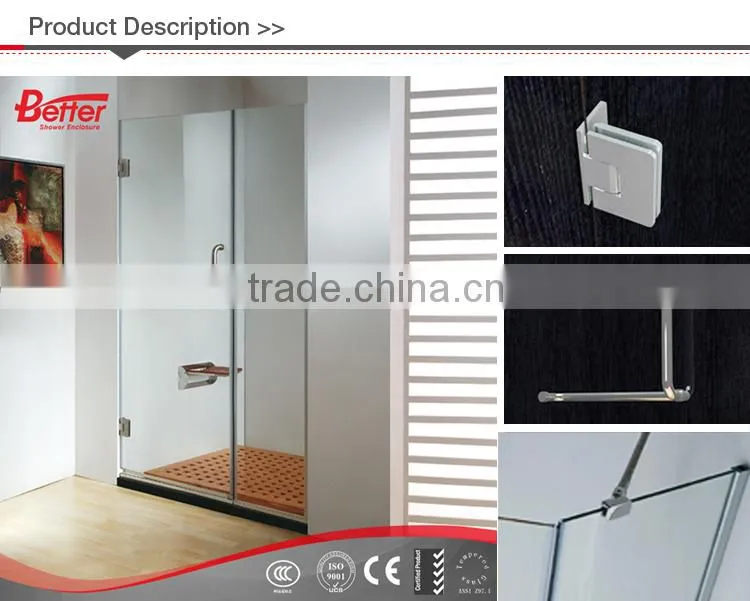 portable complete 8mm glass bath shower room