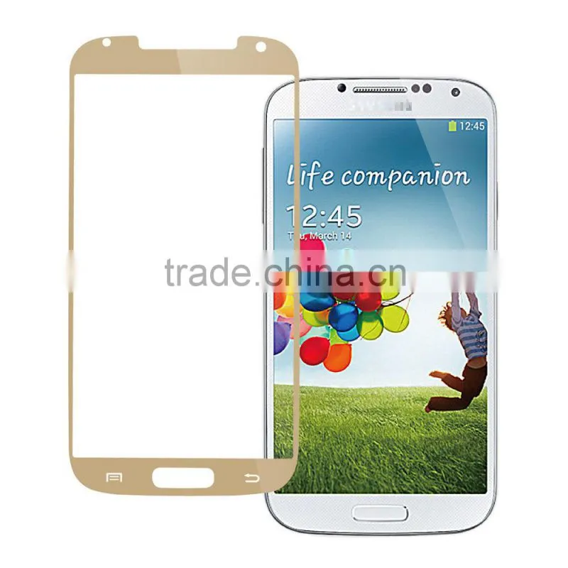 Tempered glass protector with Colorful painting for Samsung S4 mobile phone, tempered glass protectors screen guards for i9500
