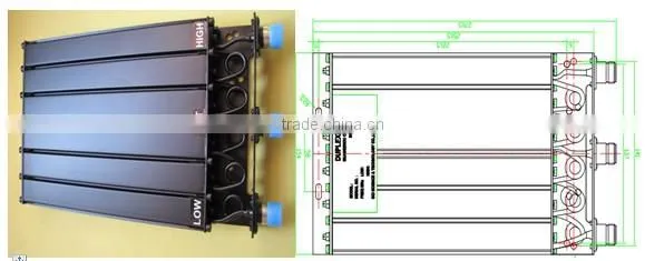 High quality 340~390MHz 30W Duplexer for radio repeater