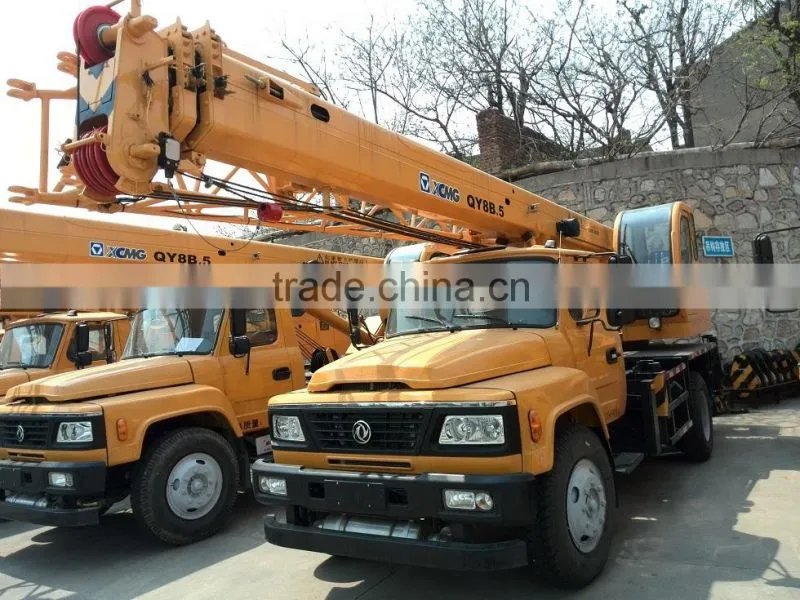 XCMG truck crane 8 ton for sale, XCMG QY8B.5, competitive price