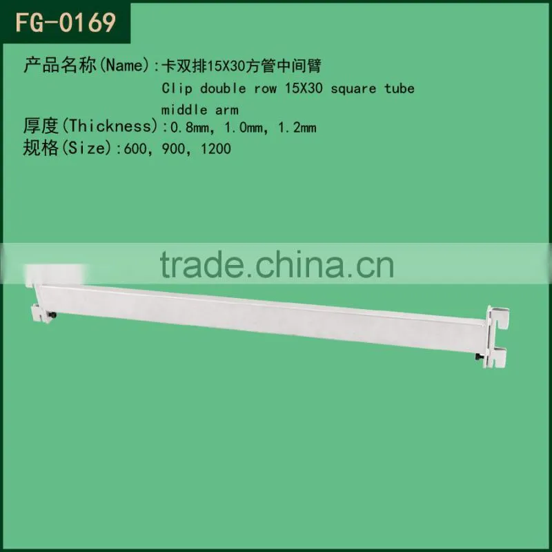 steel and tube fasteners / double row slant column used supporter and fastener(golden)
