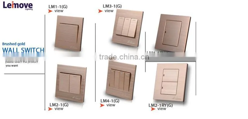 Latest Hot Selling!! brushed nickel switch