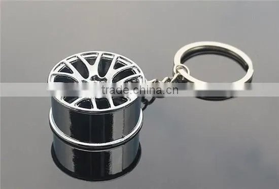 Men's color plated metal nickle free design your own keychain