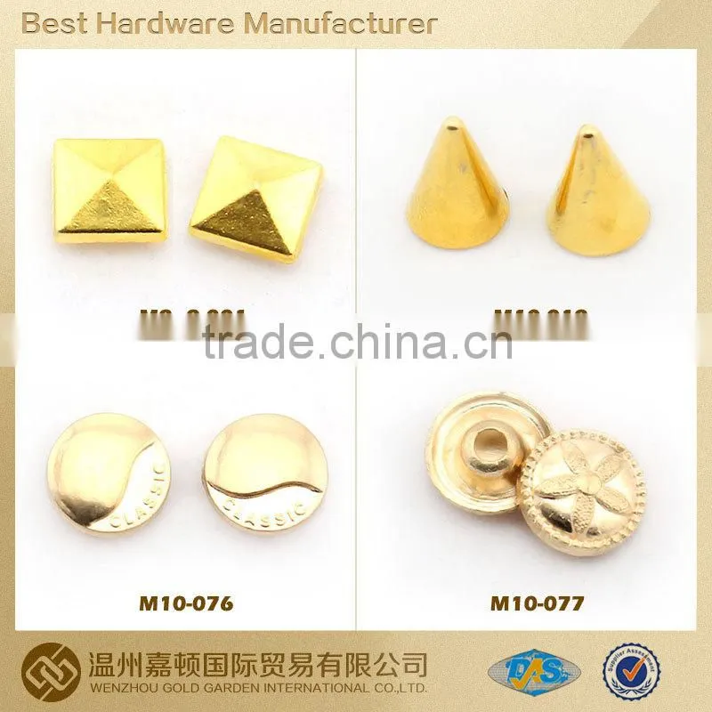 Engrave irregular alloy jeans rivets metal rivets fastener