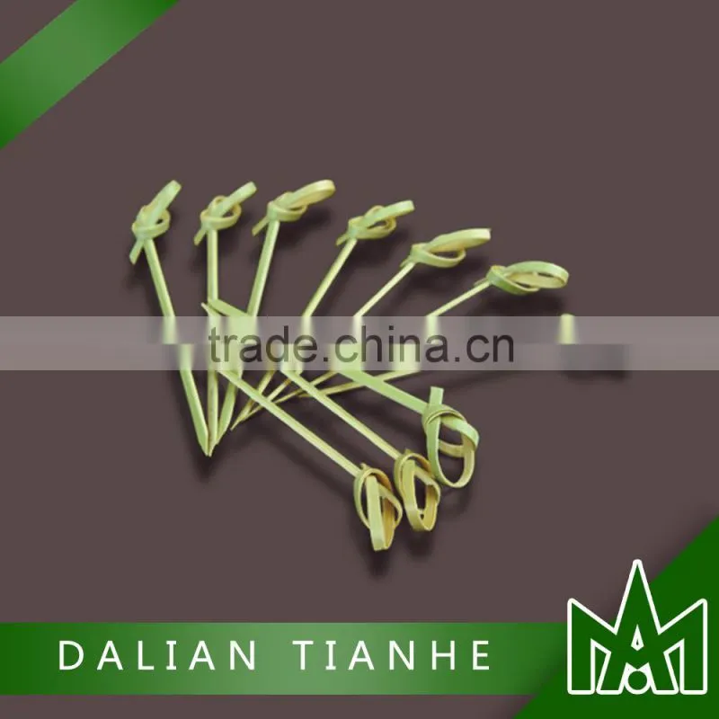 High quality green wooden skewers