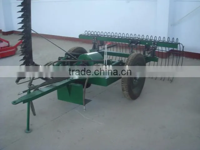cutting and raking machine
