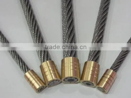Galvanized high strength elevator steel wire rope