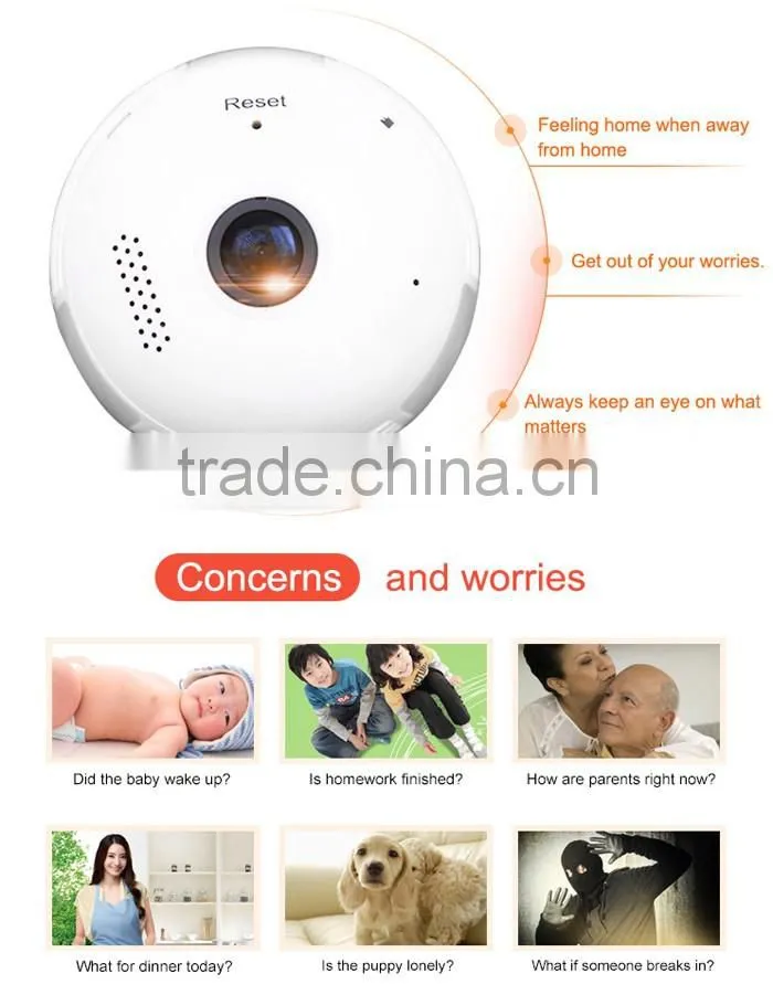 2016 new 960P wireless hidden camera/invisable camera/Lamp camera