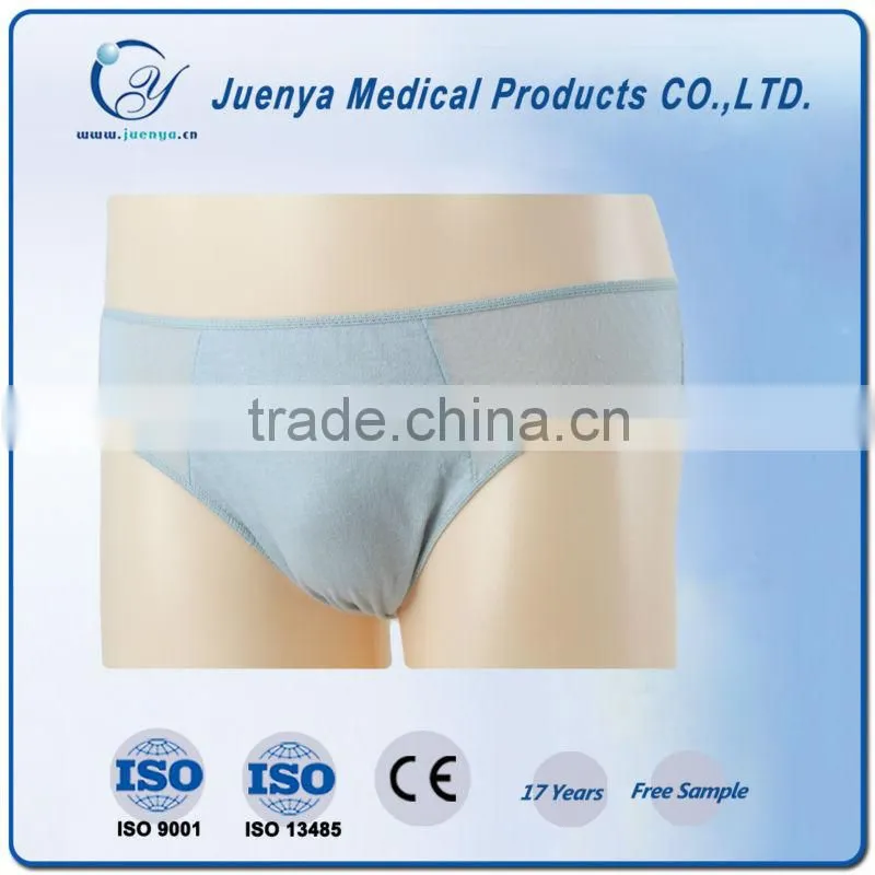 Disposable cotton briefs for men