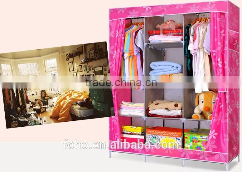 Hot sale wardrobes for bedrooms fancy bedroom wardrobe cubes set wardrobe (FH-CM0505)