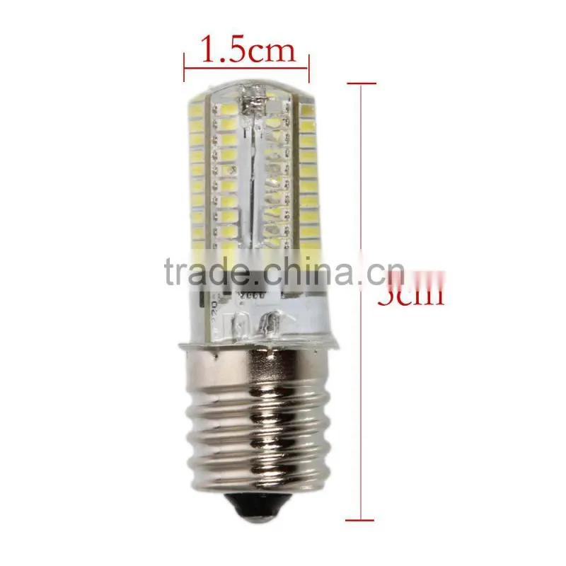 E17 LED 6000-6500K Pure White Light Dimmable Silicone LED Corn Light