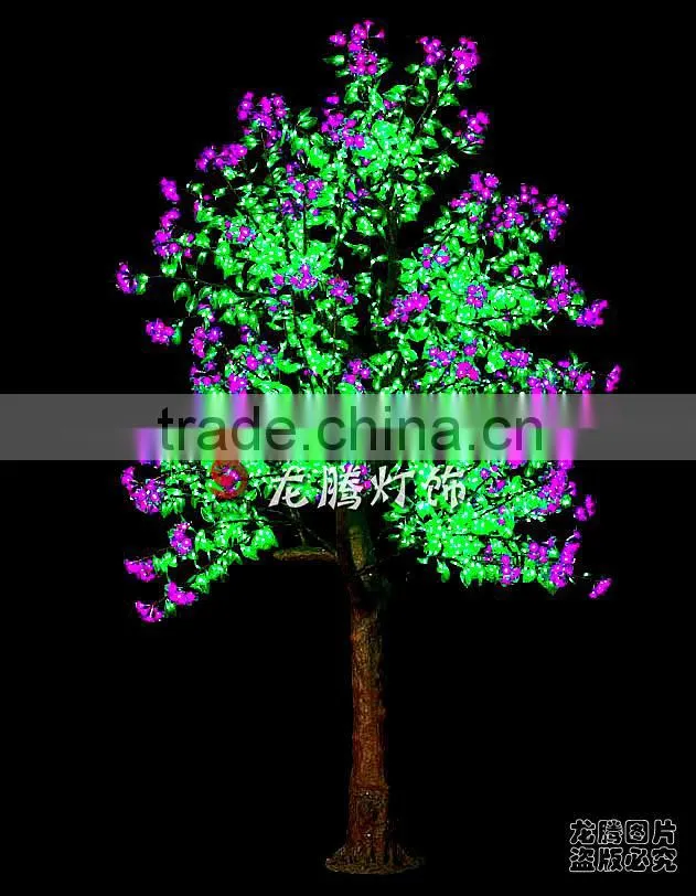 led landscape artificial tree with light