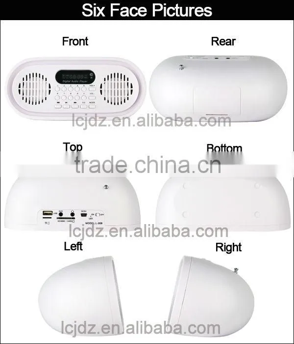 Hot portable studio speakers with fm am radio mp3 player