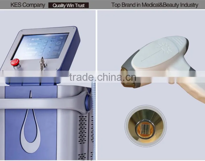 KES Medical CE Painfree 808nm laser hair removal machine diode