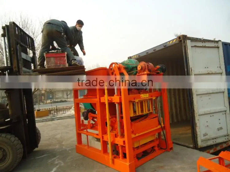 Shengya concrete brick making machine QTJ4-26C hollow brick shaping machine alibaba Nigeria