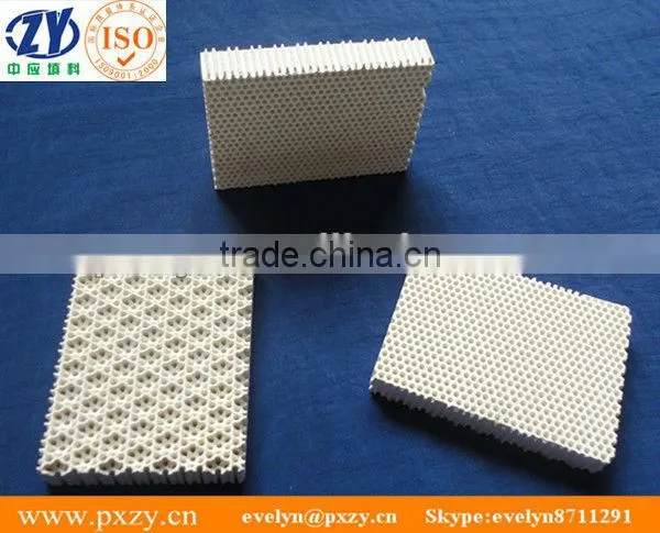 Infrared cordierite honeycomb ceramic plate for BBQ