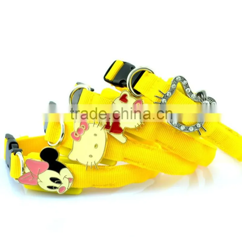 luminous cartoon small pet collar