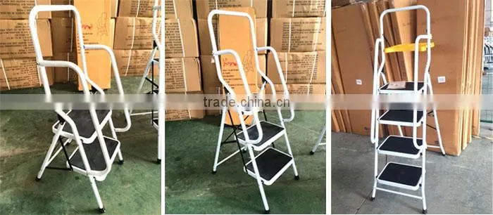 2 step ladder with tool tray