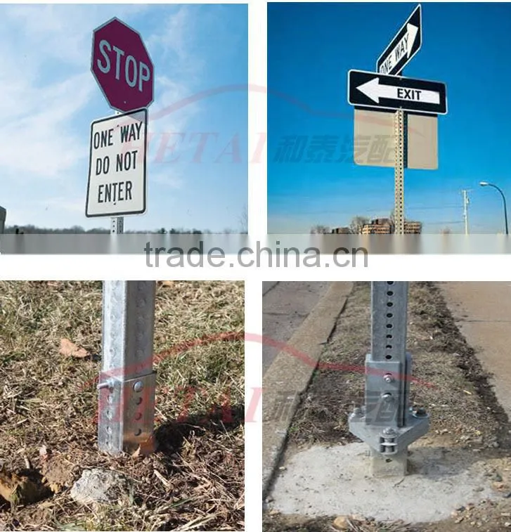 China Square Breakaway Sign Post for sale
