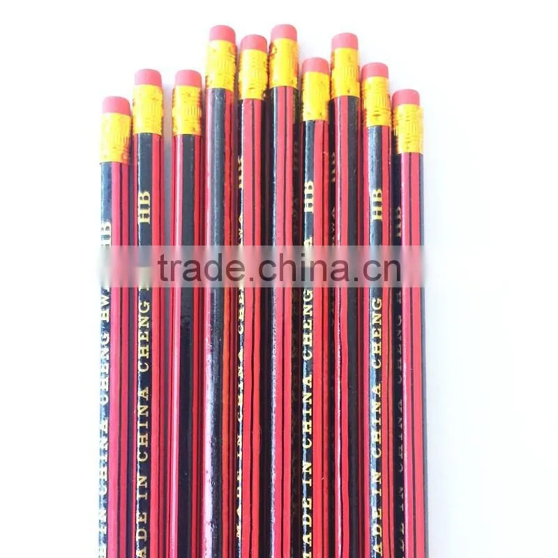 High quality popular eco-friendly natural HB wood pencil for school kids