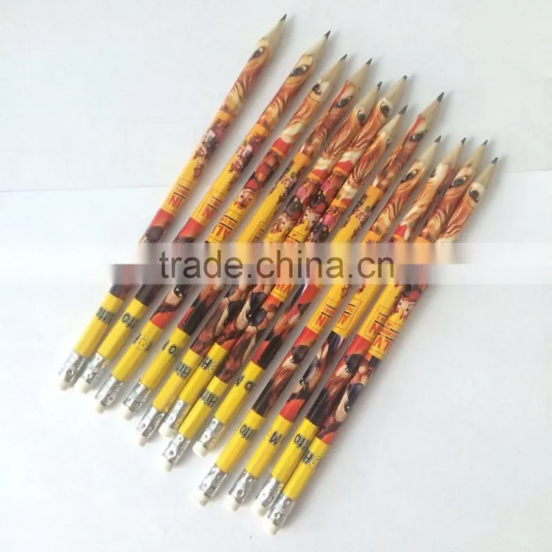 Black lead HB pencils standard HB pencil from China