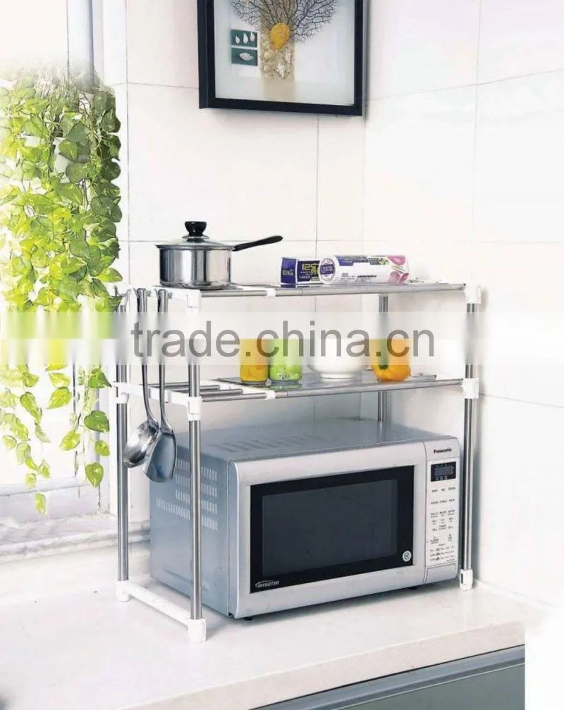 2 -Tier Microwave oven rack Kitchen Shelves
