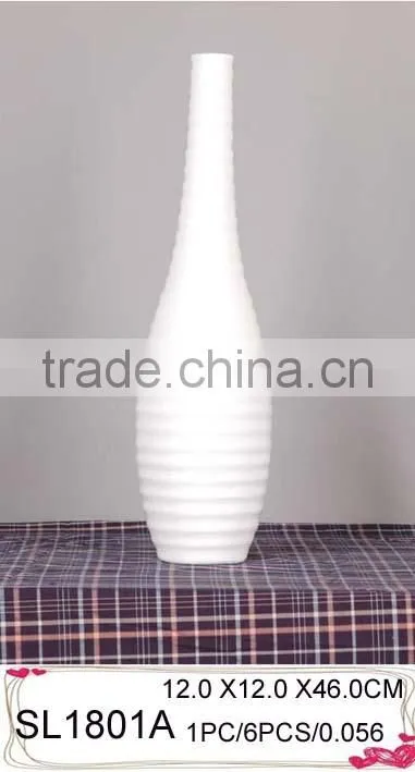 2015 new fiberglass modern vase flower vase for decoration